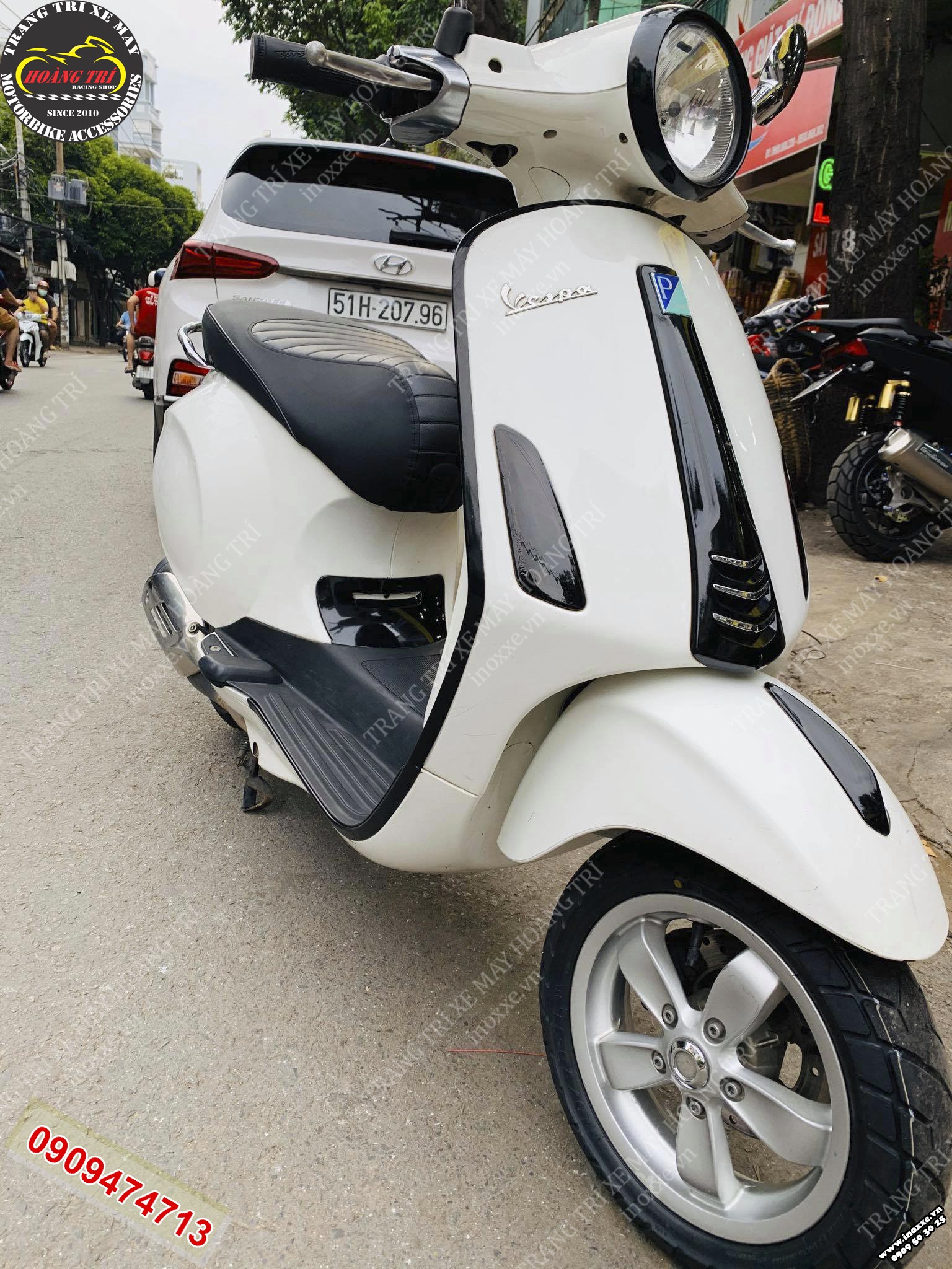 Dán decal Vespa Primavera, Sprint kiểu Sporty